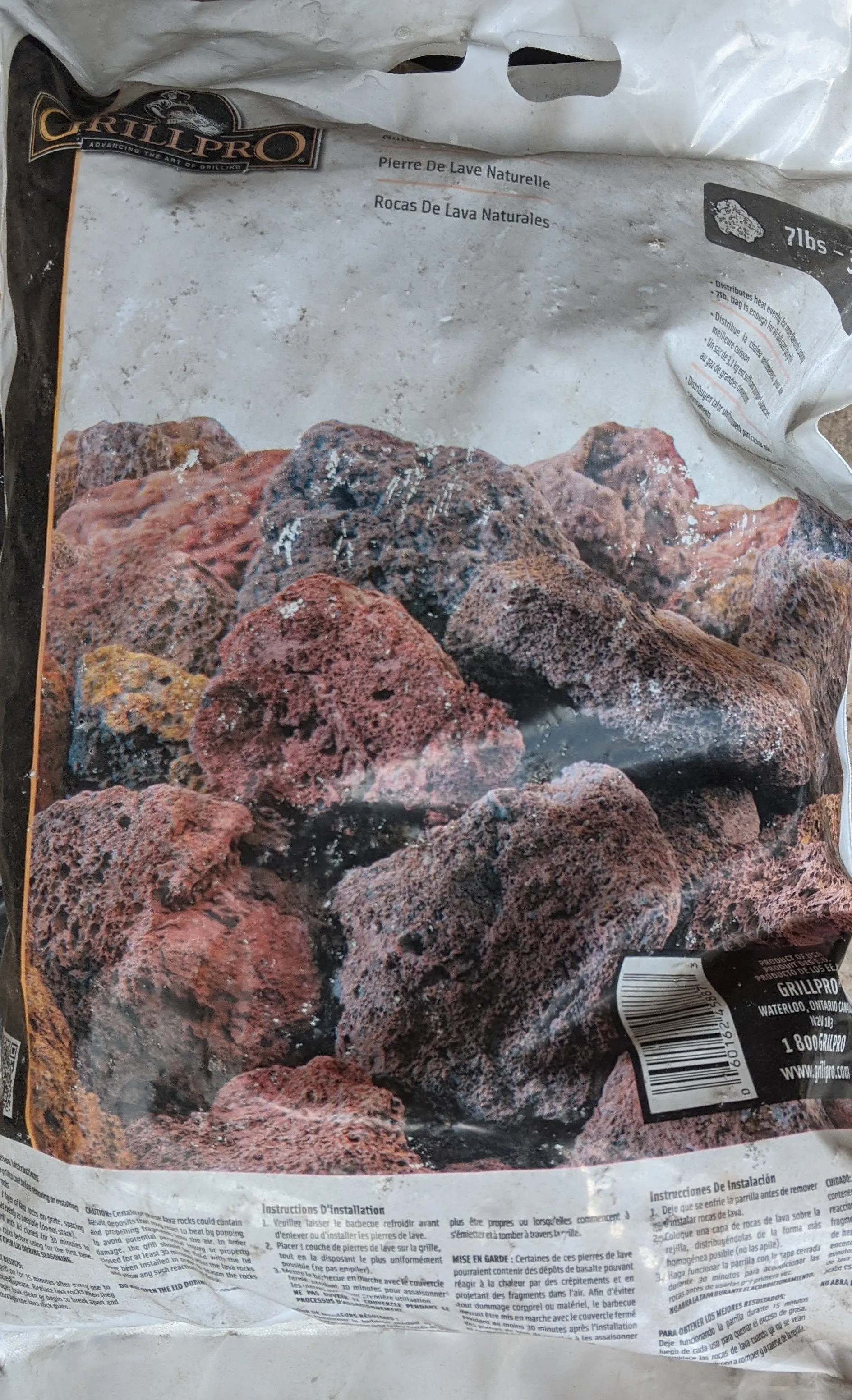 7lb Bag of Decorative Lava Rock