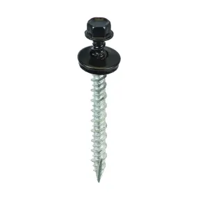 Acorn International SW-MW2BK250 Screw, #9 Thread, High-Low, Twin Lead Thread, Hex Drive, Self-Tapping, Type 17 Point