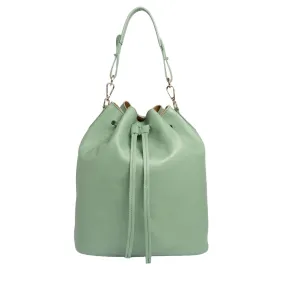 ANN KURZ Classic saku shape bag capretto menta