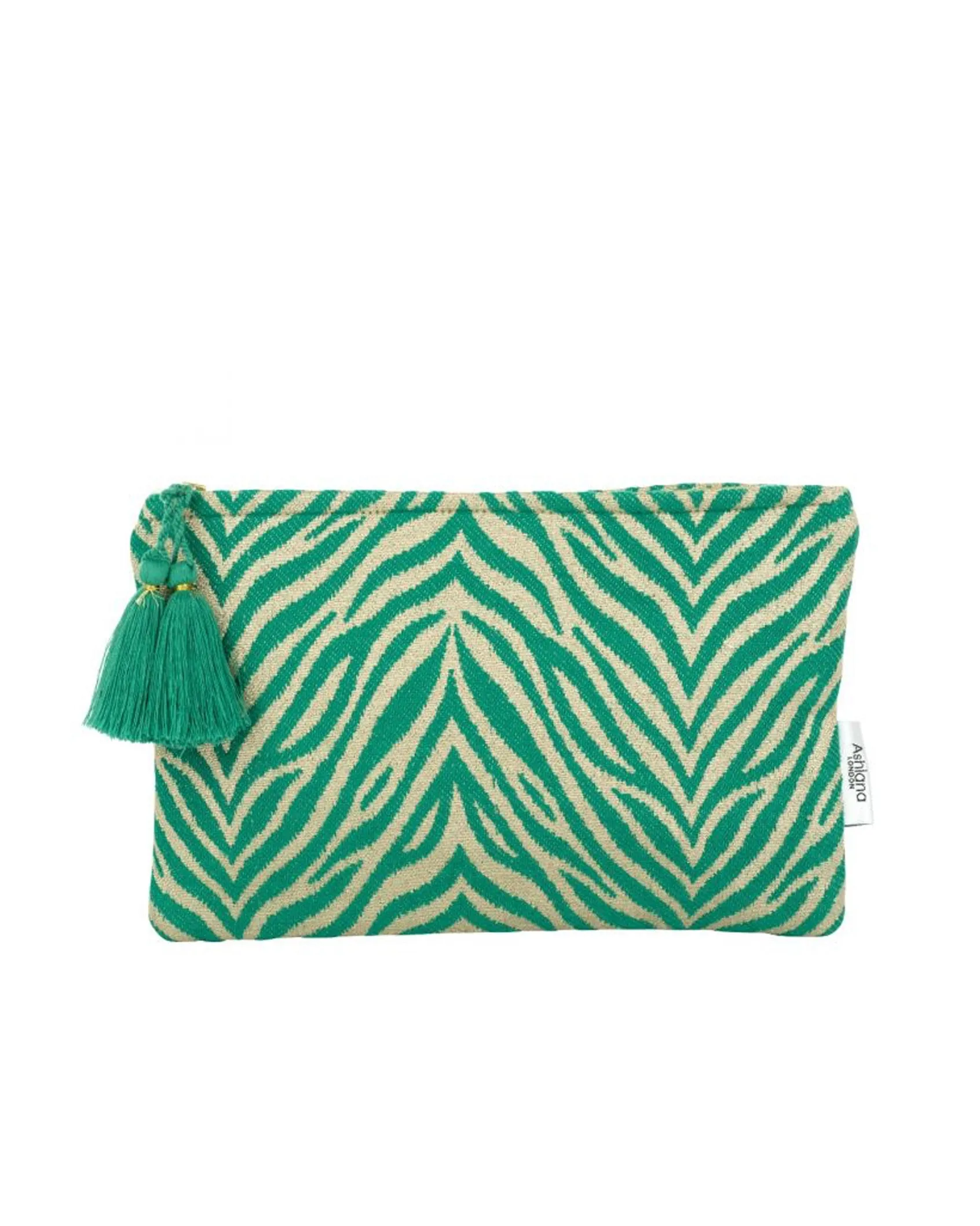 Ashiana Miami Waterproof Pouch - Green Zebra