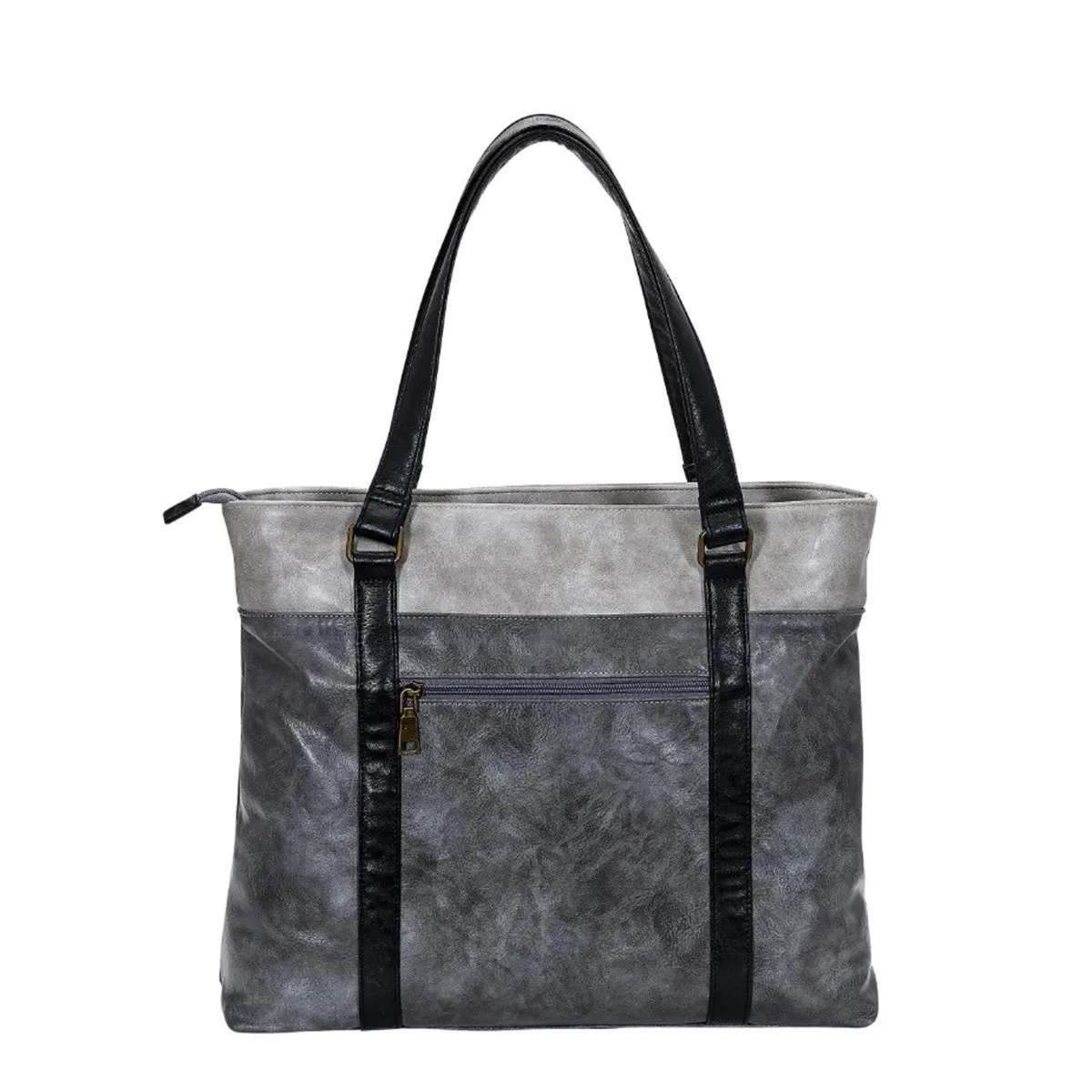 AWST Int'l Colorblock Snaffle Bit Laptop Tote