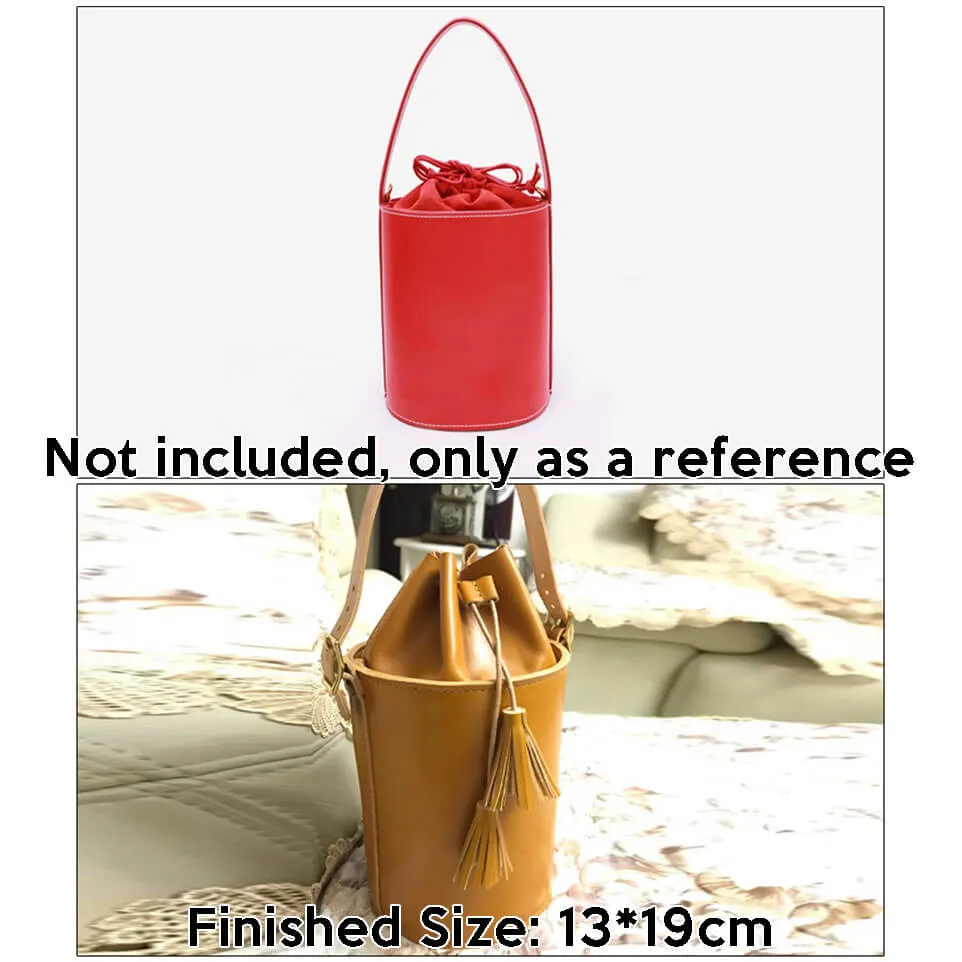 BABYLON™ Leather Bucket Bag Handmade Gift Pattern AAB-328