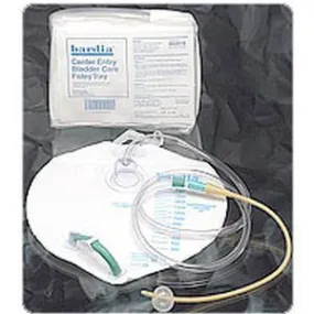 BARDIA Silicone-Elastomer Coated Closed System Foley Tray 18 Fr 5 cc