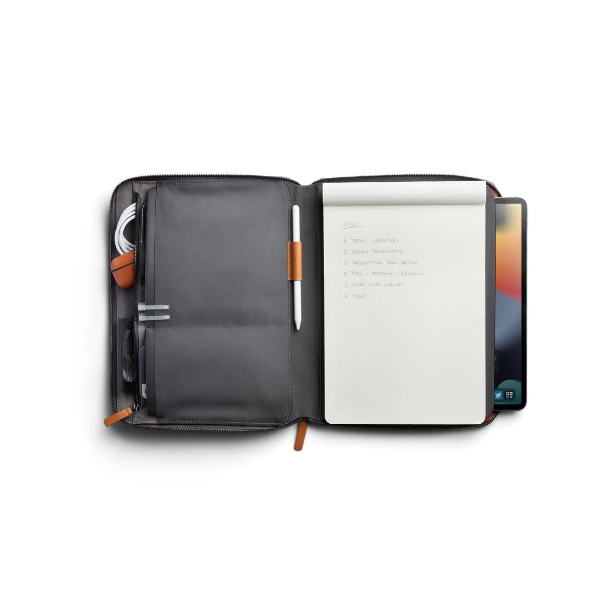 Bellroy Tokyo Folio 12.9" in Storm Gray