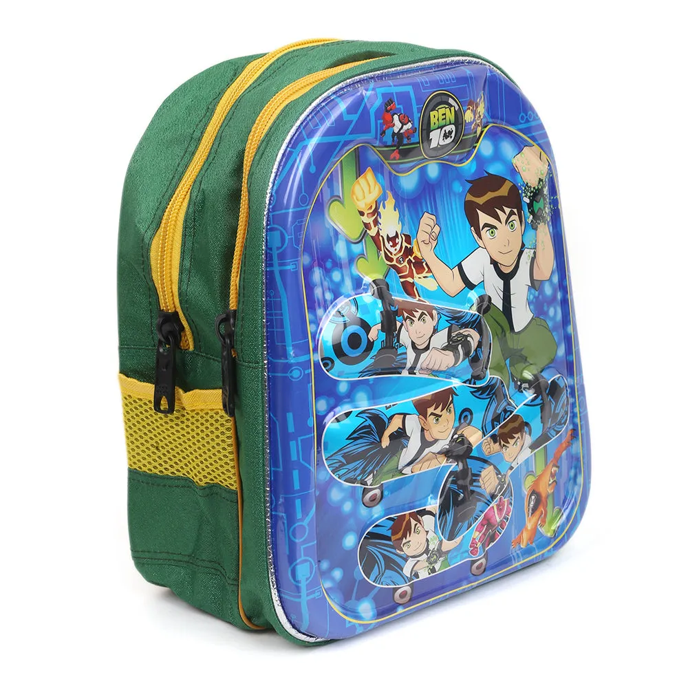 Ben 10 Character School Bag - Blue