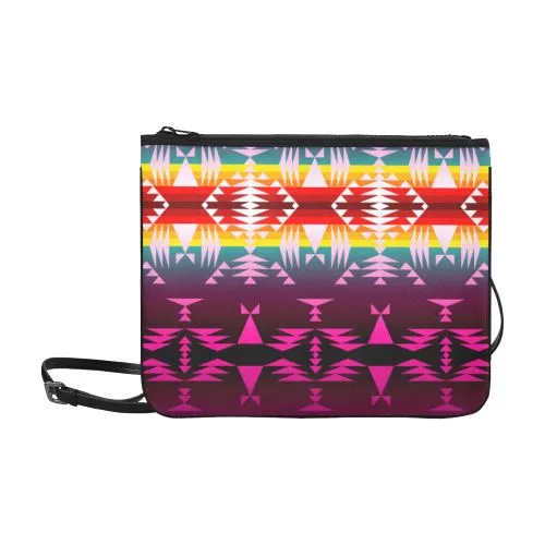 Between the Appalachian Mountains Slim Clutch Bag