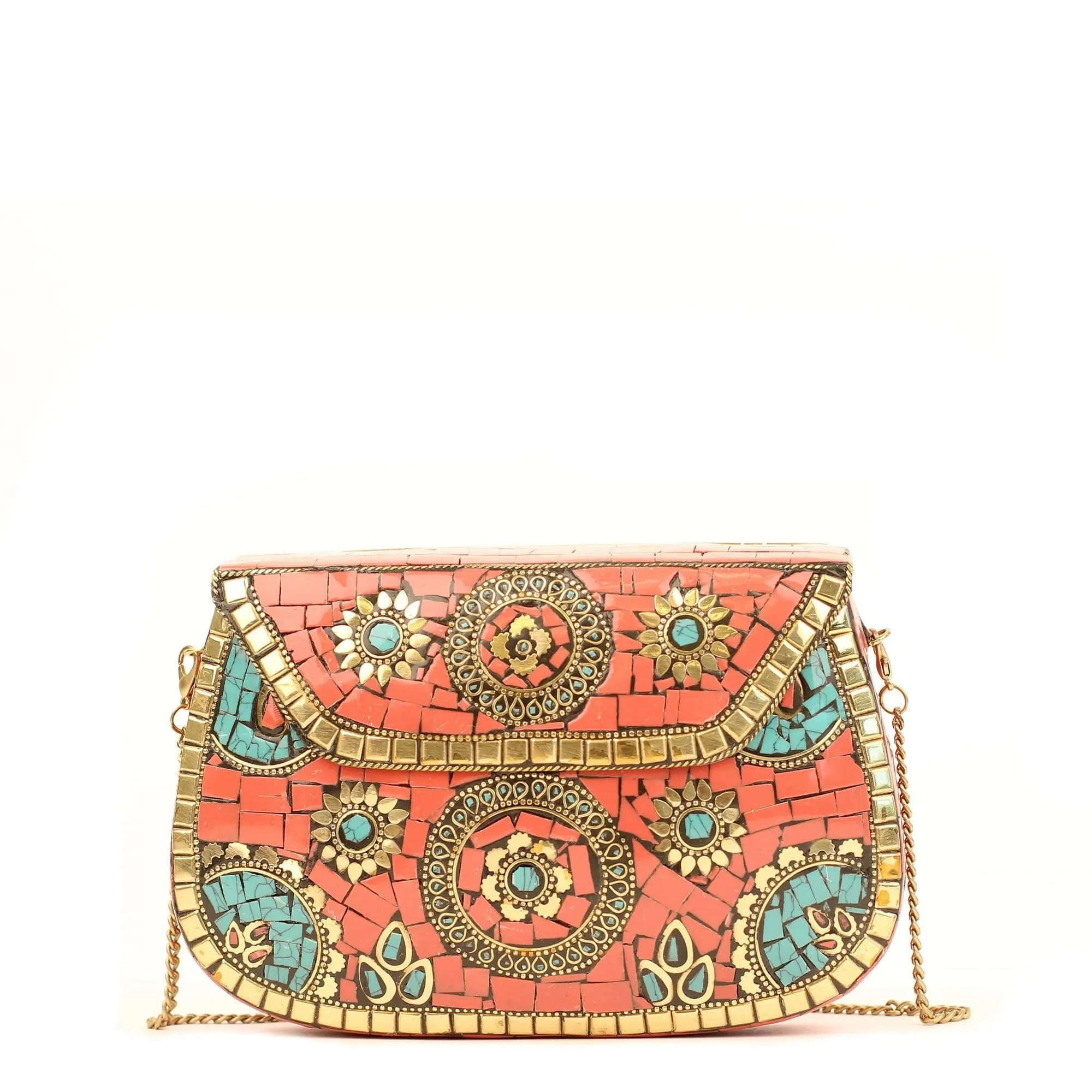 BGAIN01 Amoli Clutch With Shoulder Strap