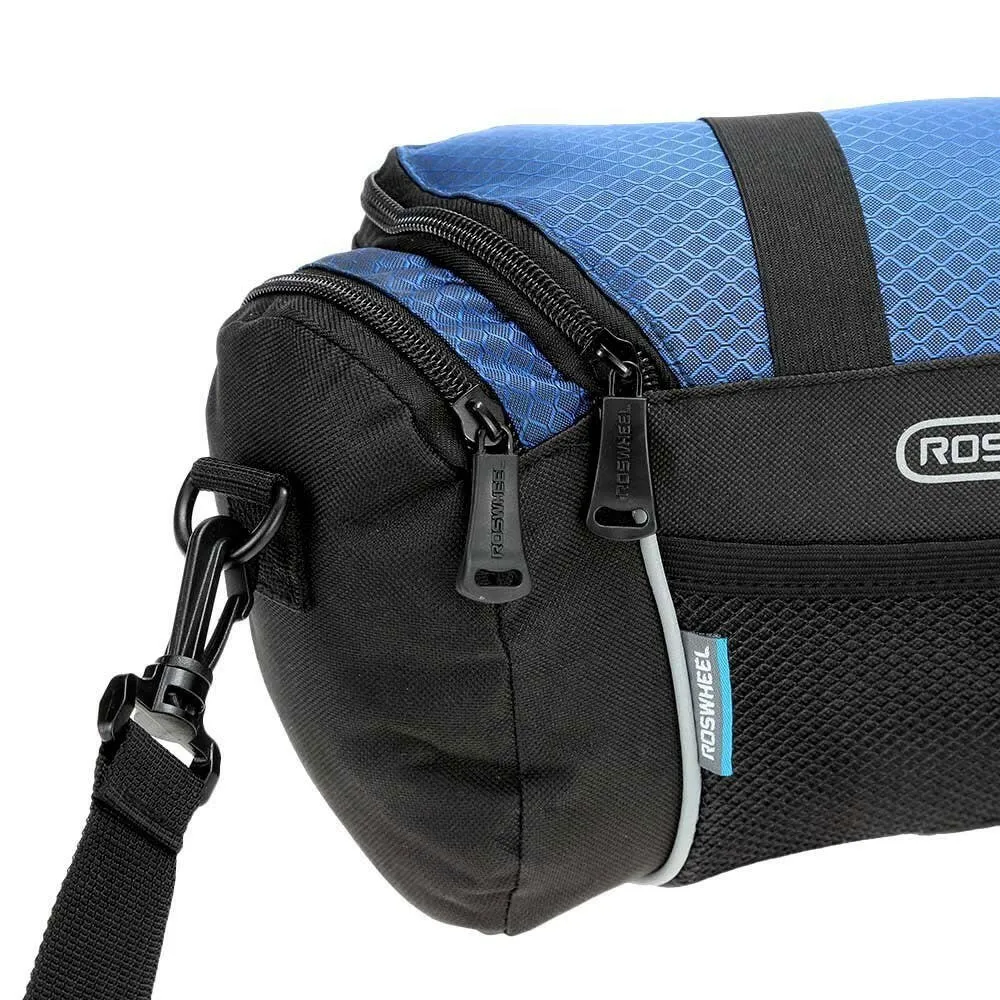 Bike Handlebar Bag MTB Riding Cycling Bicycle Front Tube Basket Pack Shoulder Bag