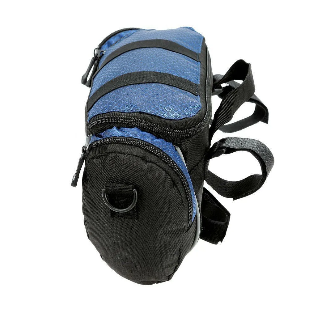 Bike Handlebar Bag MTB Riding Cycling Bicycle Front Tube Basket Pack Shoulder Bag