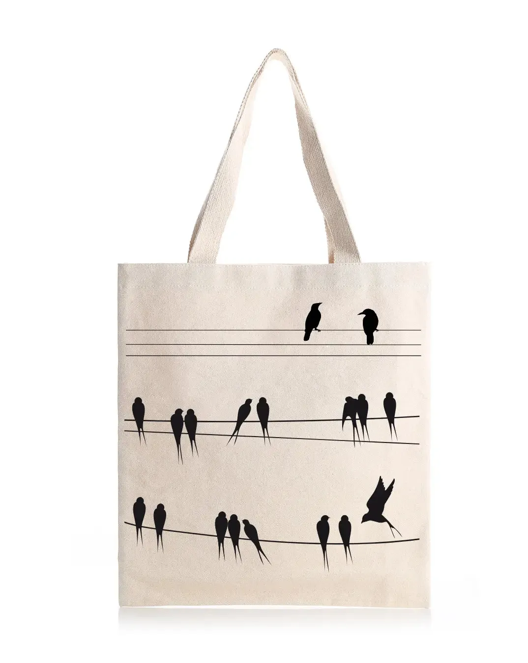 Birds Daily Thaila -  Canvas Reusable Bags