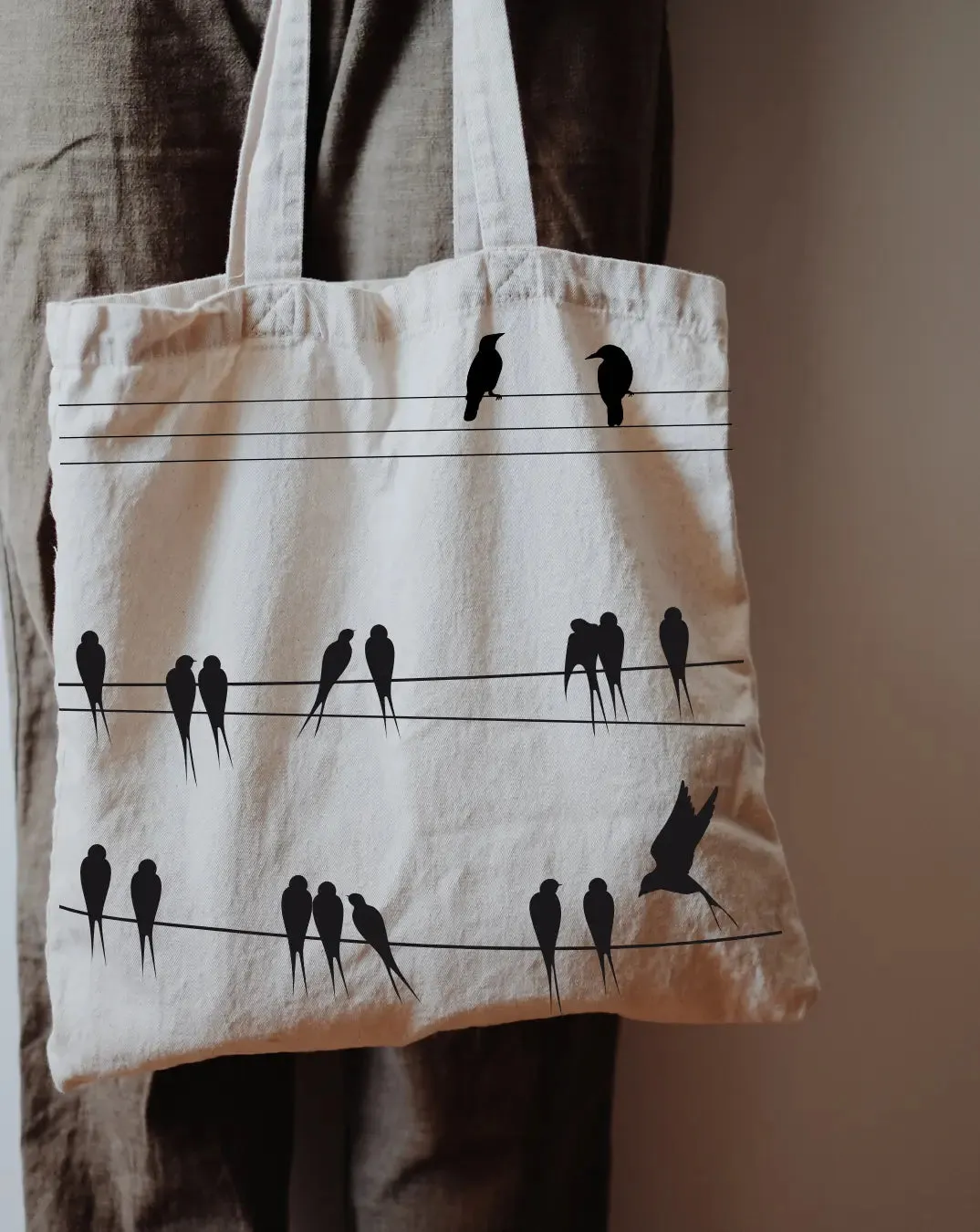 Birds Daily Thaila -  Canvas Reusable Bags