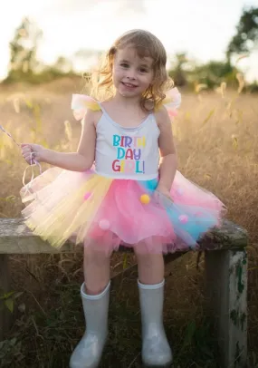 Birthday Girl Dress &  Headband,  4-5