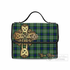 Blackadder Tartan Waterproof Canvas Bag Golden Thistle Celtic Cross Style