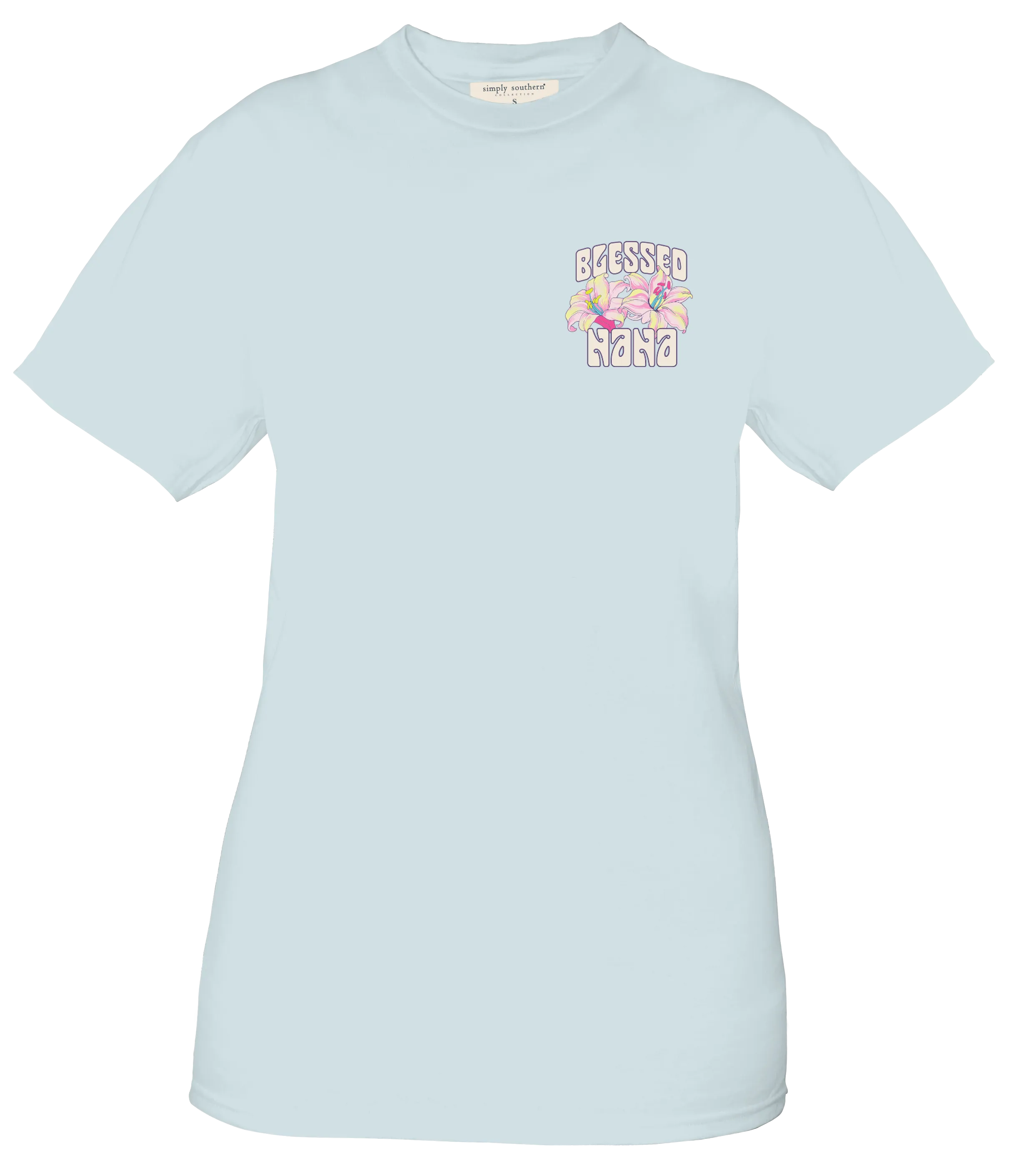 'Blessed Nana' Butterfly Short Sleeve Tee by Simply Southern