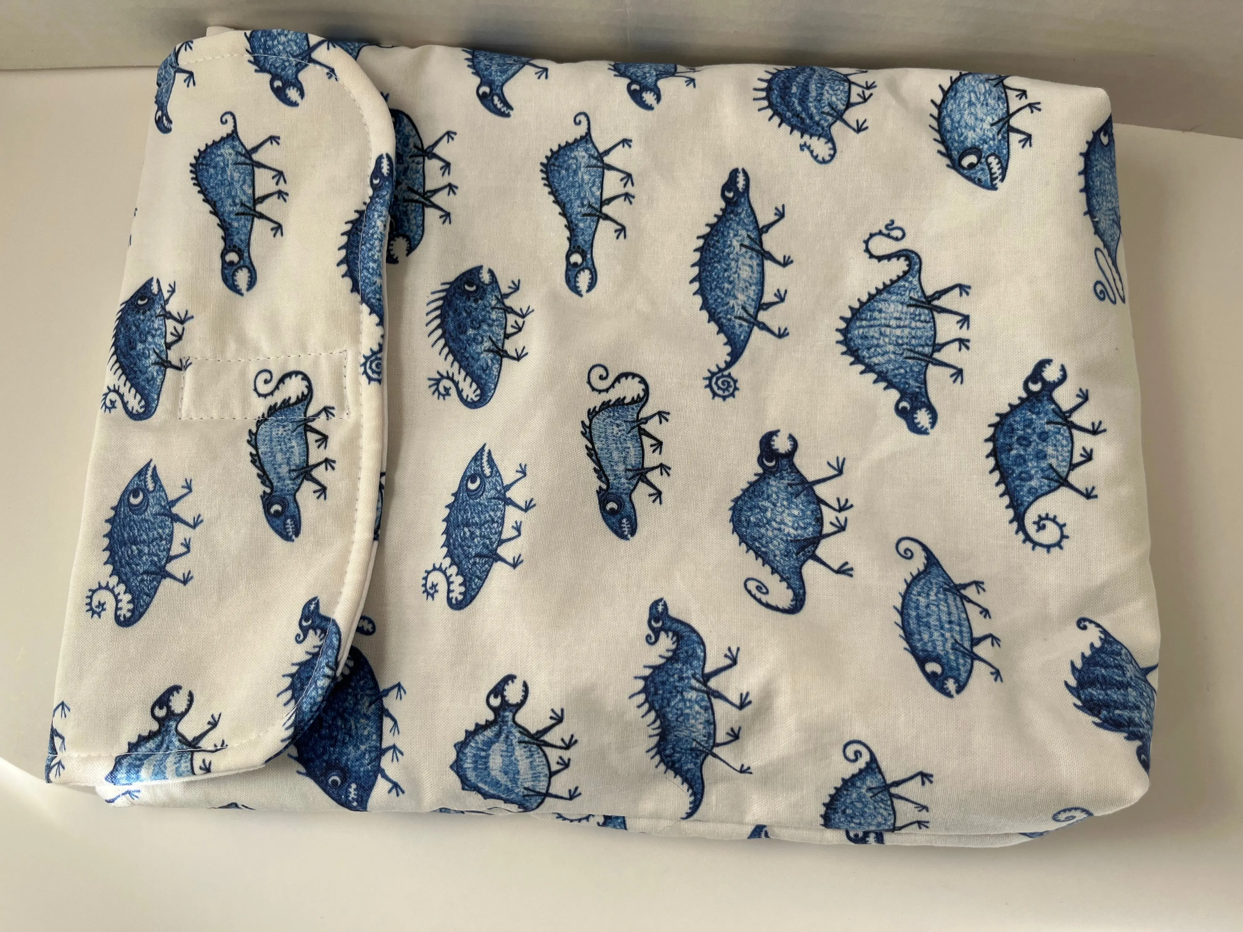 Blue Monsters Padded Book Sleeves