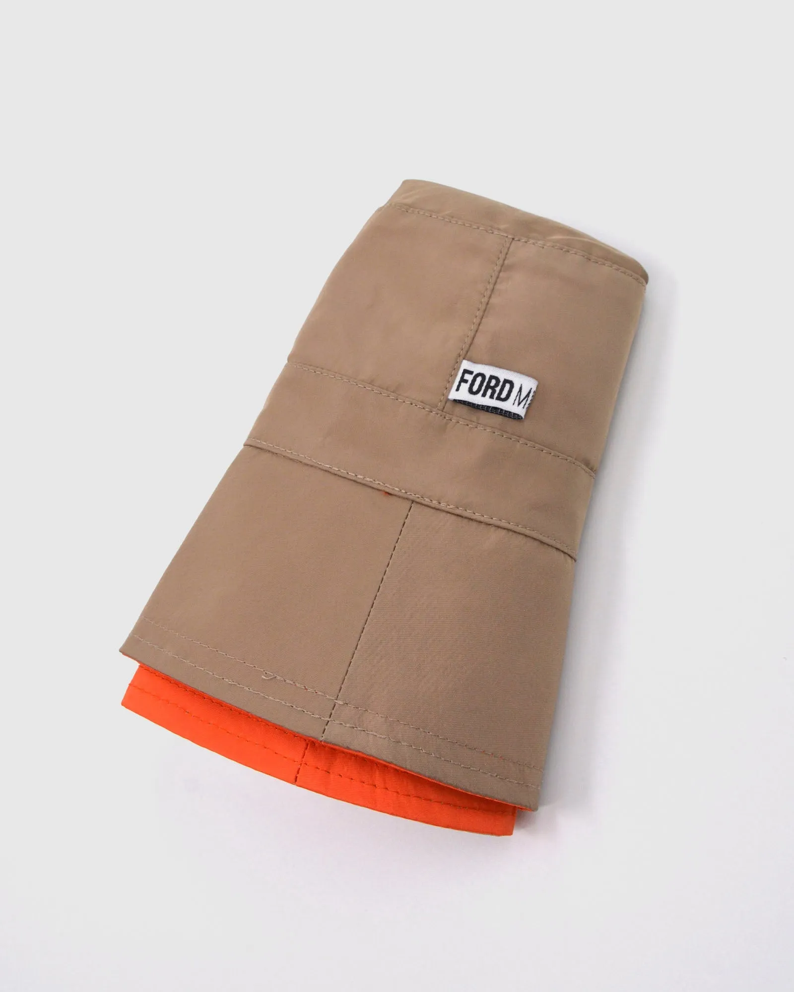 BOBBY Reversible Unisex Bucket Hat (orange/tan)