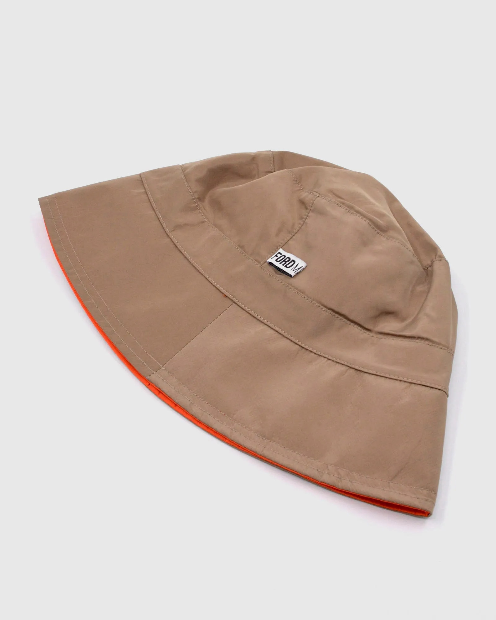 BOBBY Reversible Unisex Bucket Hat (orange/tan)