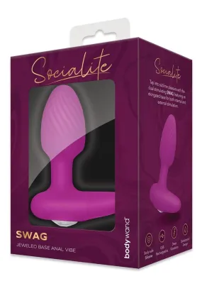 Bodywand Socialite Swag Rechargeable Silicone P-Spot Vibrator