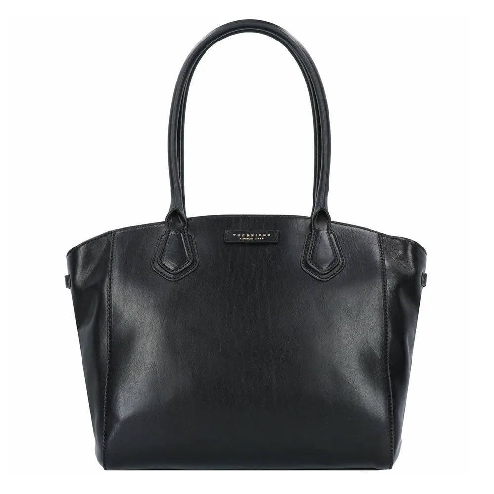 Borsa Donna Shopper THE BRIDGE linea Costanza in Pelle Nera