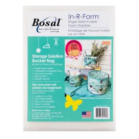 Bosal In-R-Form Single Sided Fusible Foam Stabilizer - Storage Solution Bucket Bag