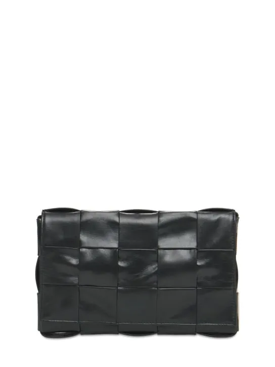 Bottega Veneta   Intreccio leather crossbody bag 