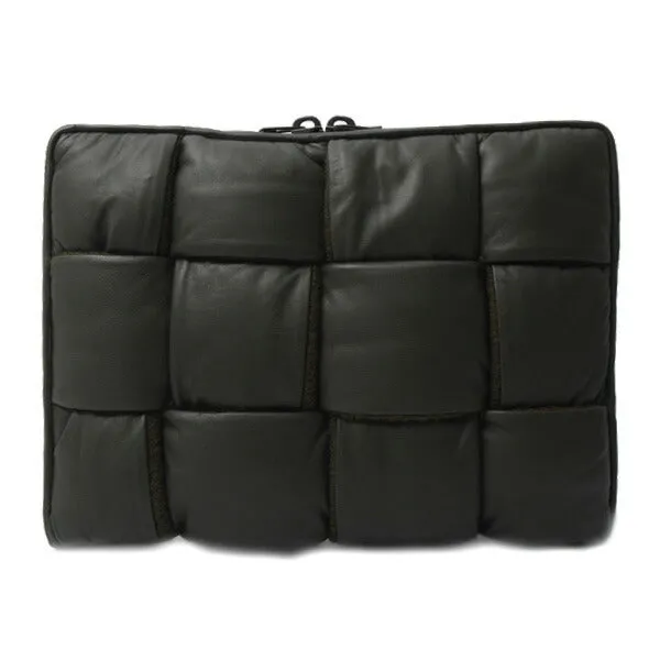 Bottega Veneta Lambskin Intrecciato Clutch Bag