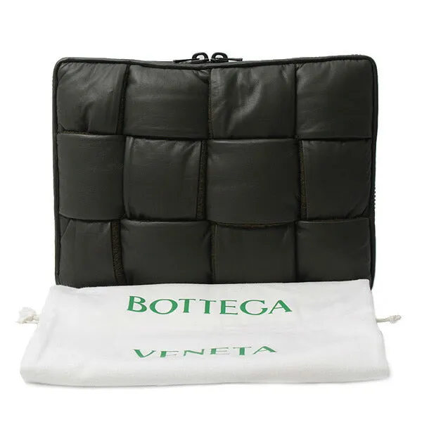 Bottega Veneta Lambskin Intrecciato Clutch Bag