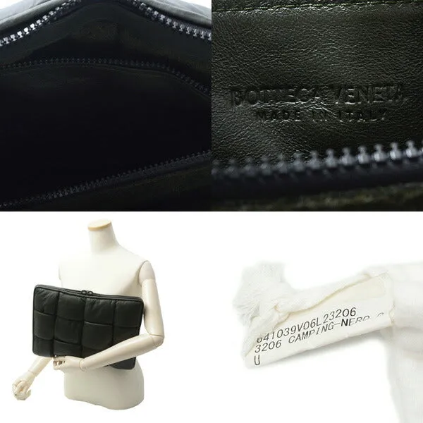 Bottega Veneta Lambskin Intrecciato Clutch Bag