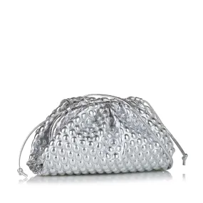 Bottega Veneta Metallic The Mini Pouch Crossbody (SHG-35139)