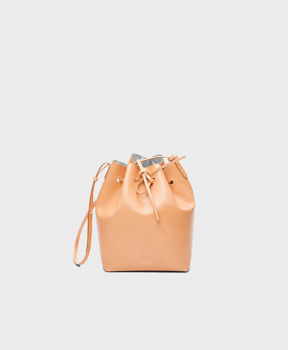 Bucket Bag - Cammello/Argento