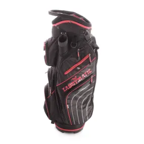 Caddymatic Second Hand Cart Bag - Black/Red