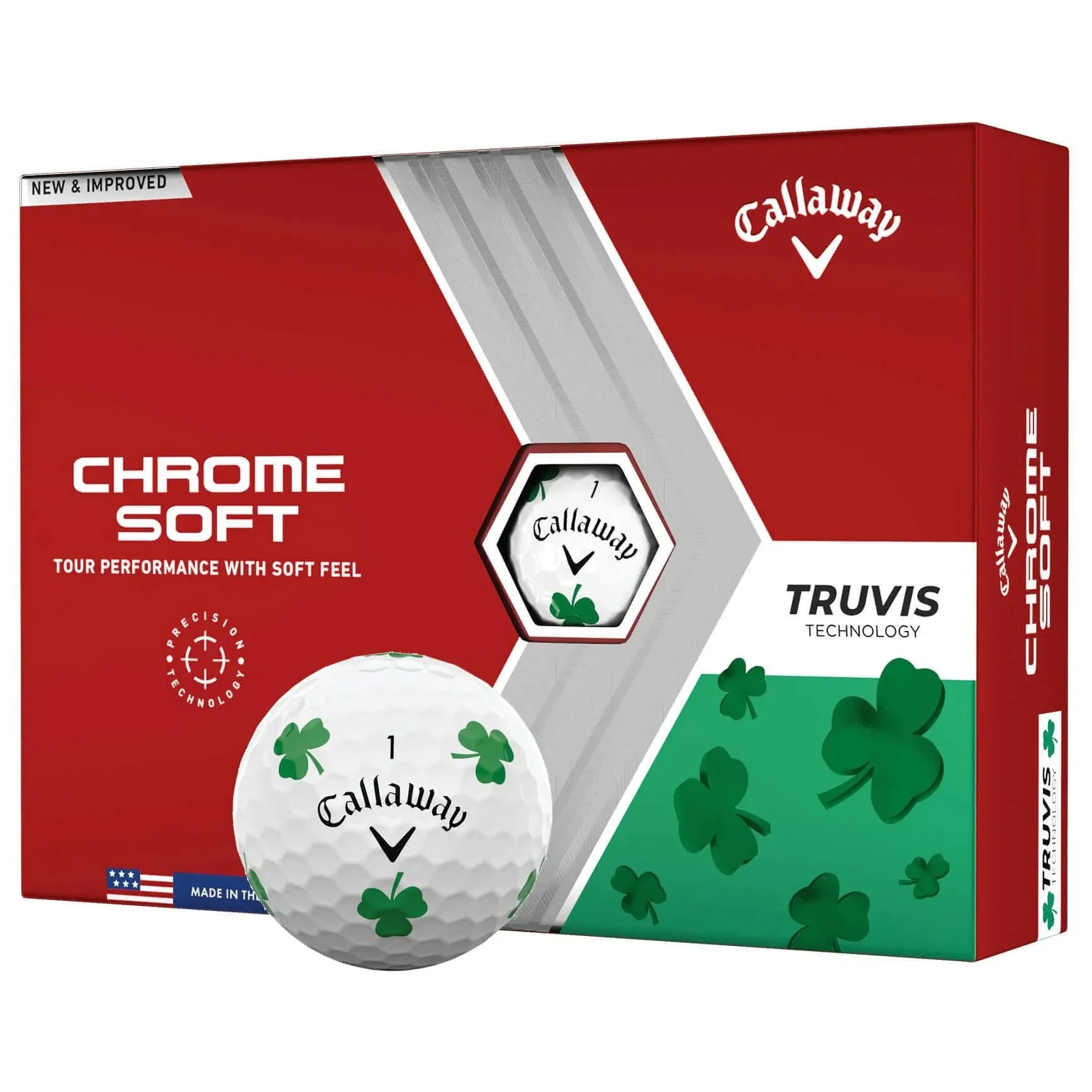 Callaway Chrome Soft Truvis Golf Balls - Dozen