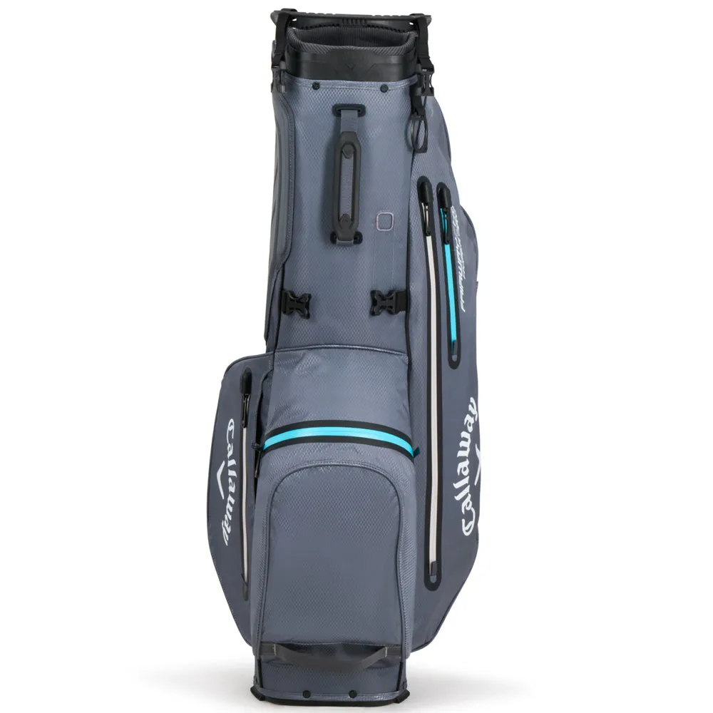 Callaway Fairway C Hyper Dry Waterproof Stand Bag - Graphite/Blue