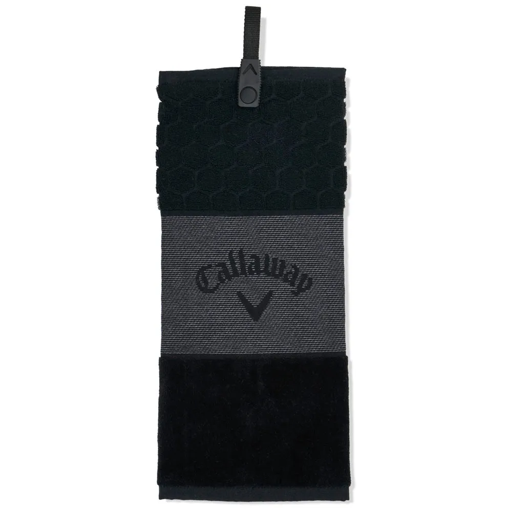 Callaway Trifold Towel - Black