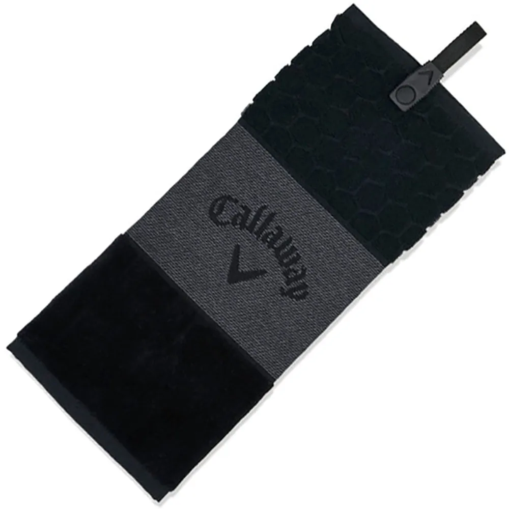 Callaway Trifold Towel - Black