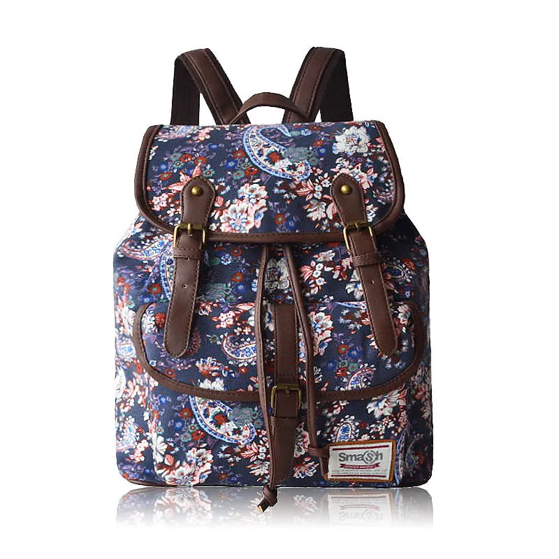 Canvas student backpack