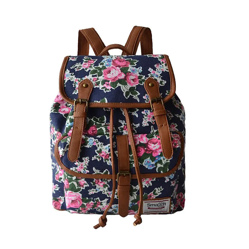 Canvas student backpack