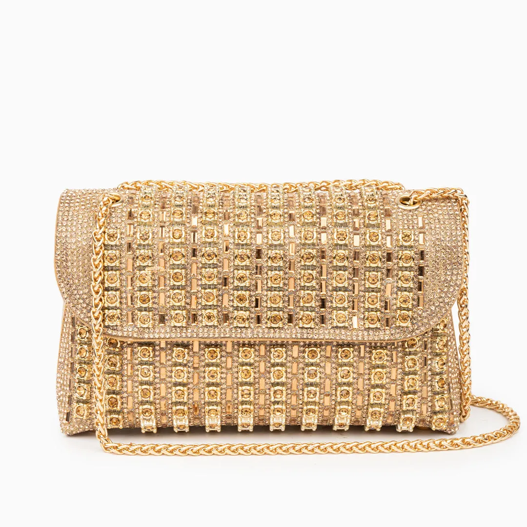 Chantal Diamond Clutch Bag