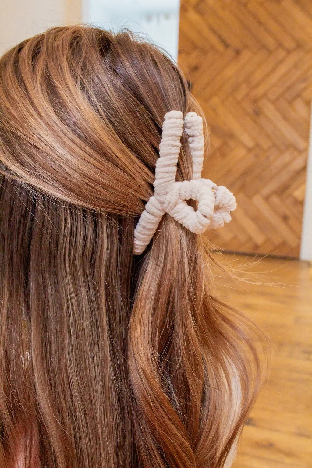 Chenille Loop Claw Clip