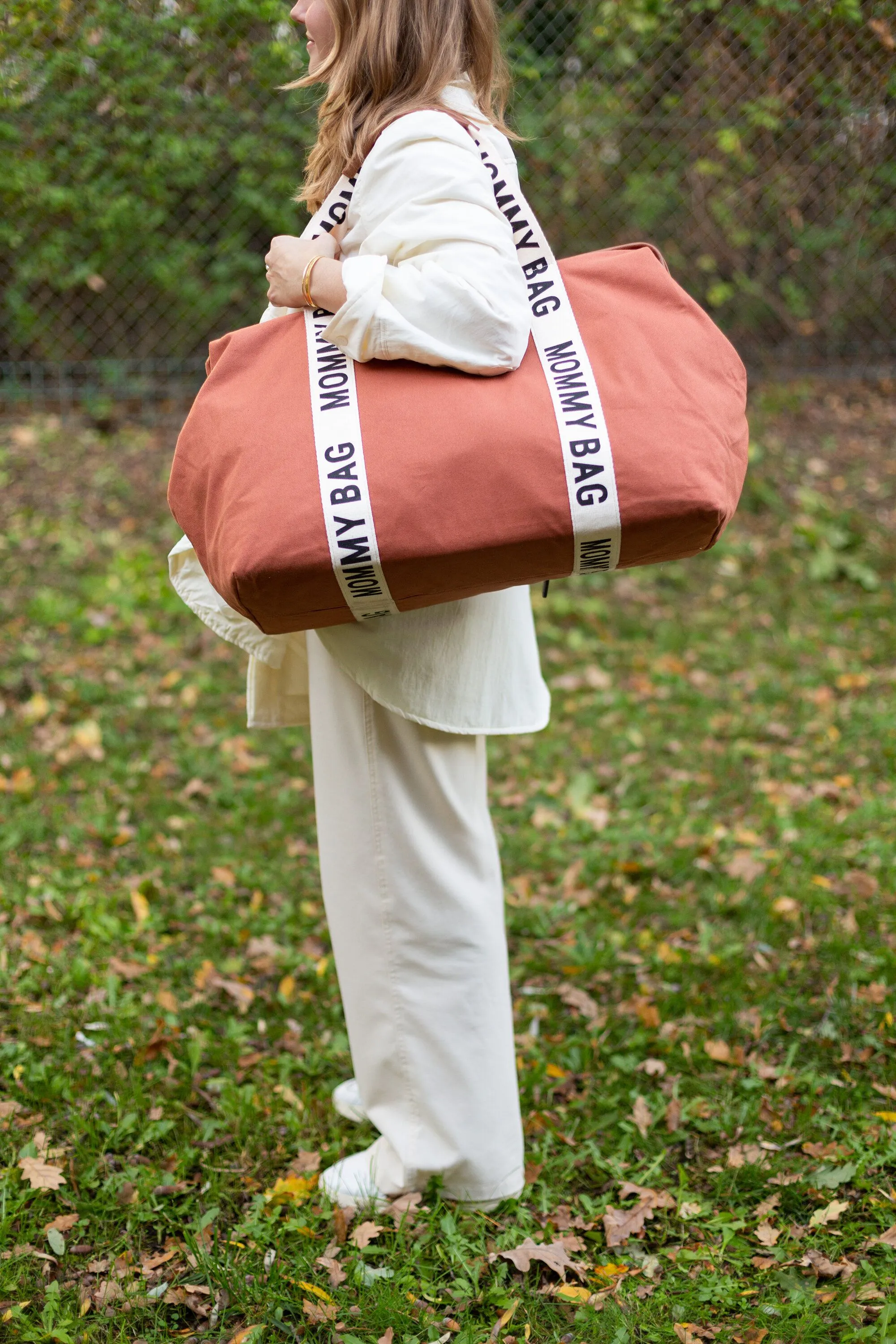 Childhome Weekendtas Mommy Bag Verzorgingstas | Canvas Terracotta