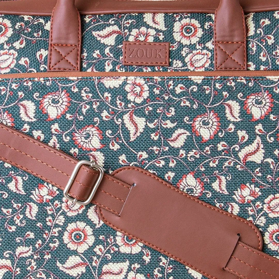 Chittoor Blue Kalamkari Laptop Bag