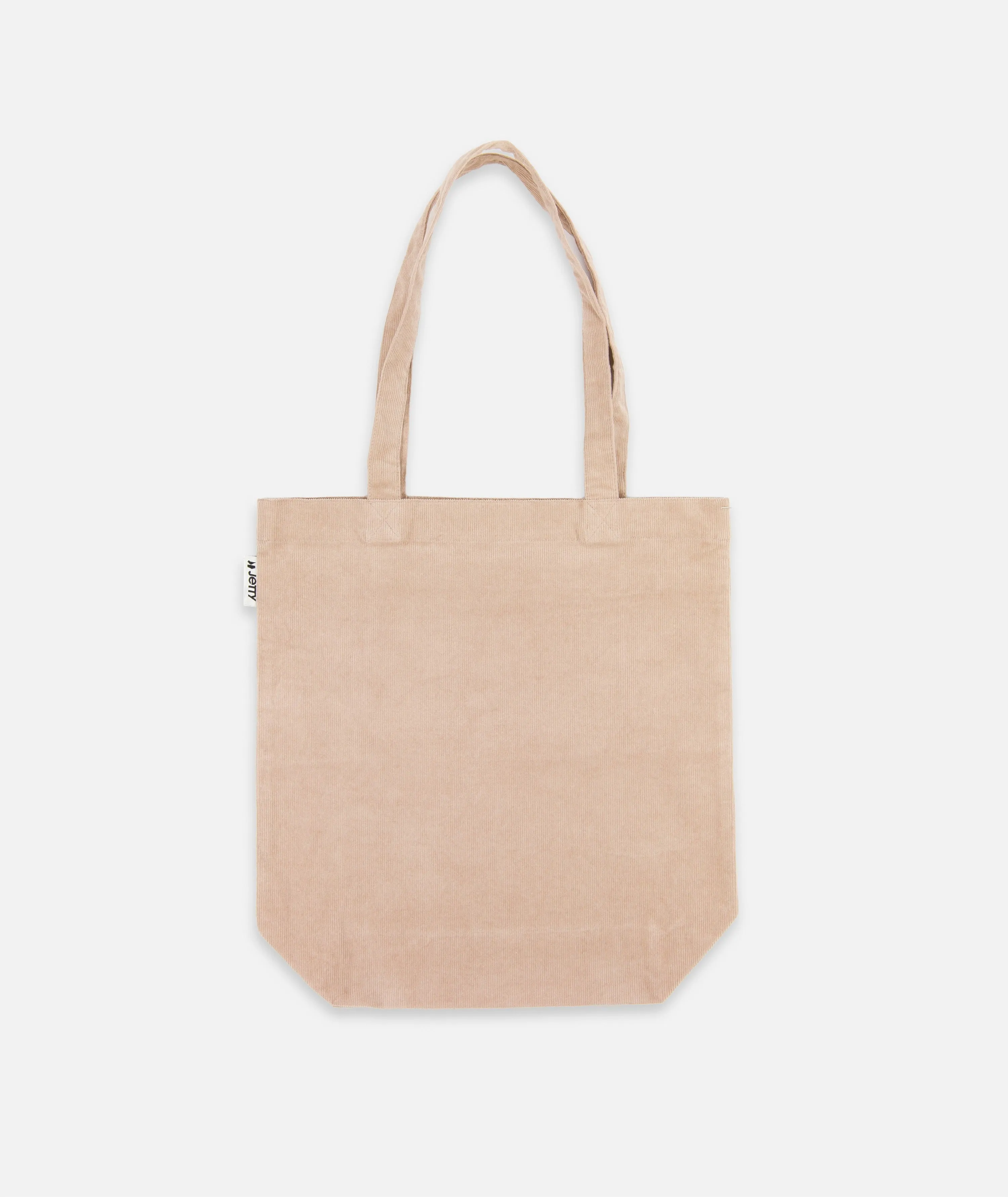 Corduroy Simple Tote - Oat