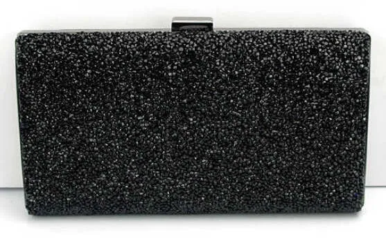 Diamond Sequin Clutch Purse and Handbag Two Chain Shoulder Bag