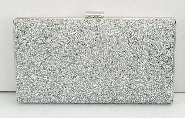 Diamond Sequin Clutch Purse and Handbag Two Chain Shoulder Bag