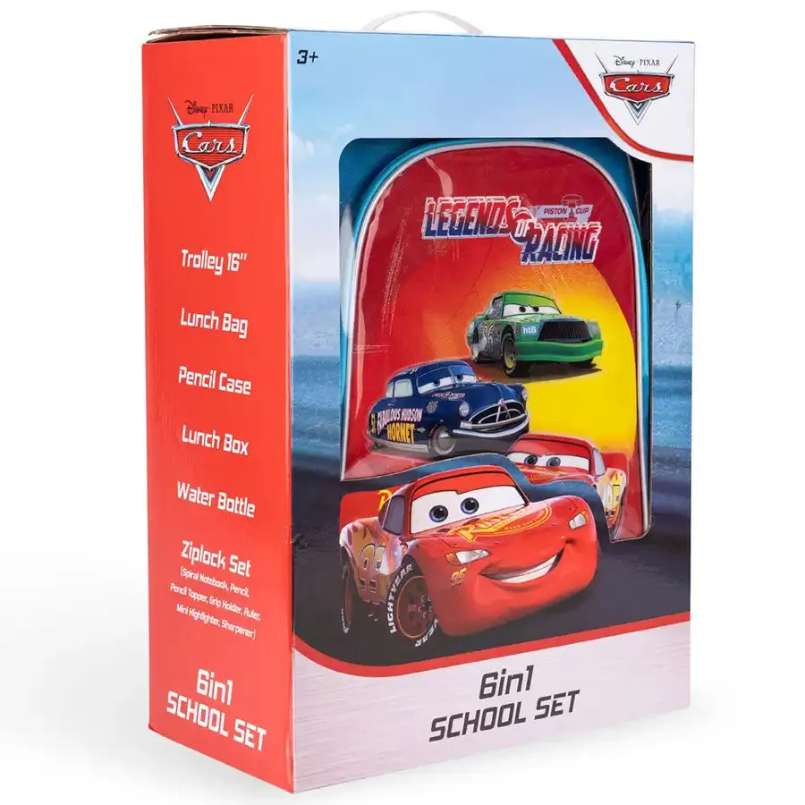 Disney Cars Legends of Racing 6in1 Box Set 16"