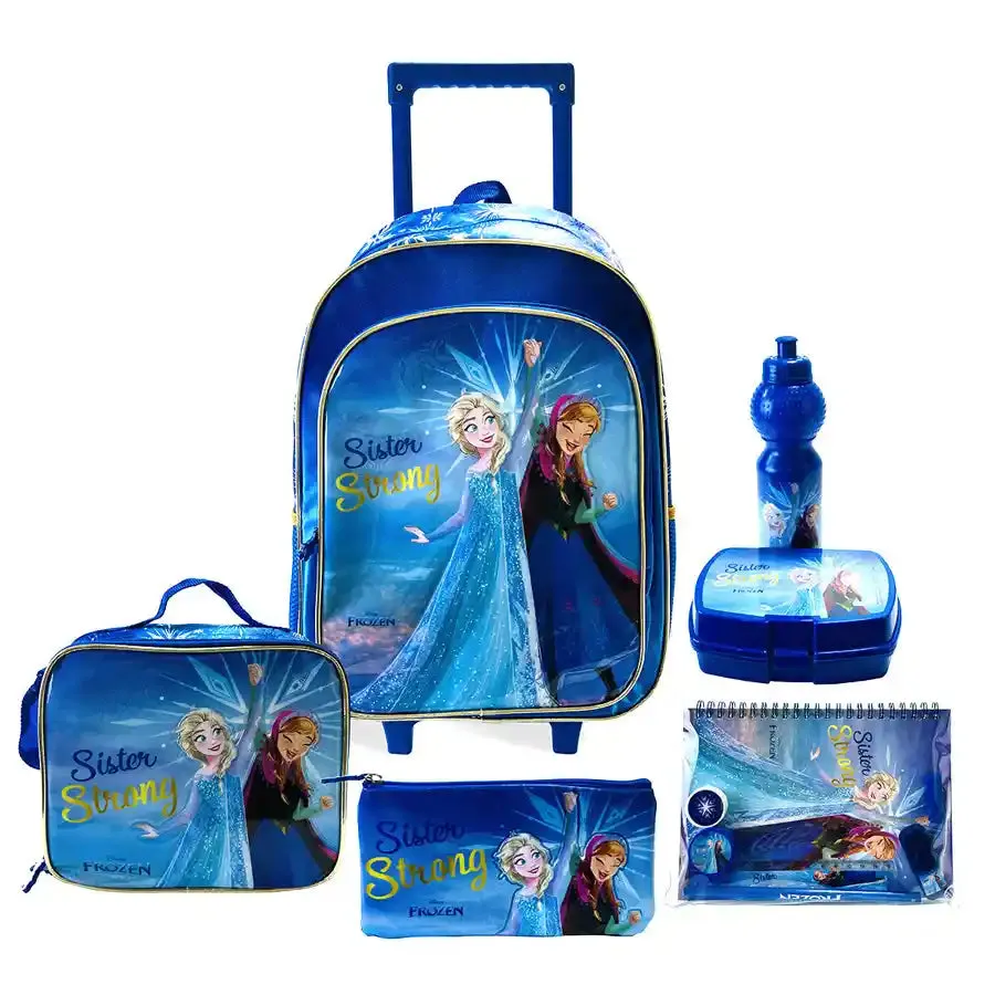 Disney Frozen Sisters Strong 18" 6-in-1 Trolley Box Set