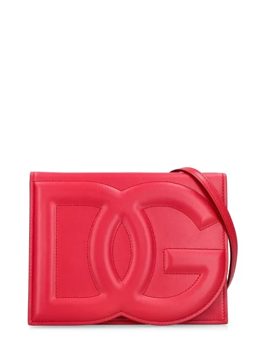 Dolce&amp;Gabbana   Logo leather shoulder bag 