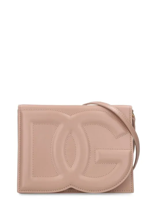 Dolce&amp;Gabbana   Logo leather shoulder bag 