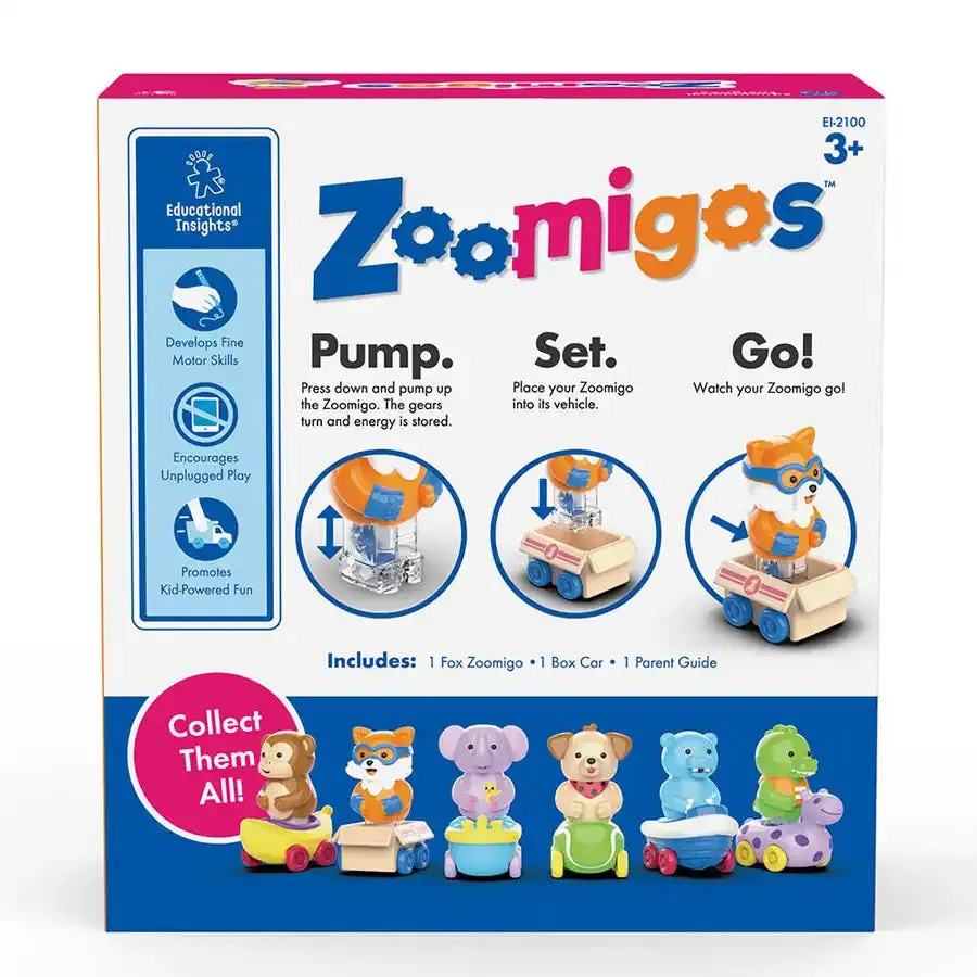 Educational Insights Fox With Box Zoomer Zoomigos