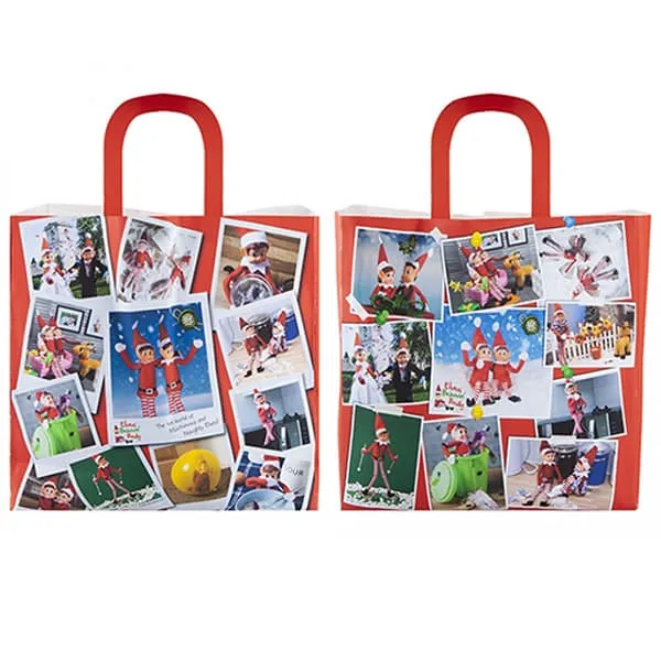 Elves Behavin Badly Collage Bag